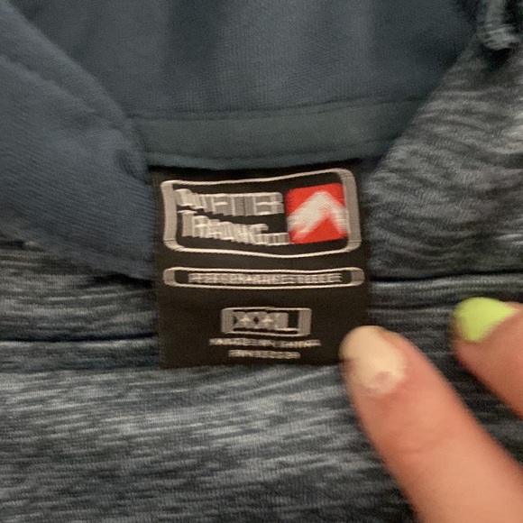 Outfitter Trading 2XL Breckinridge Colorado Blue & Black Pullover Hoodie - Picture 6 of 7